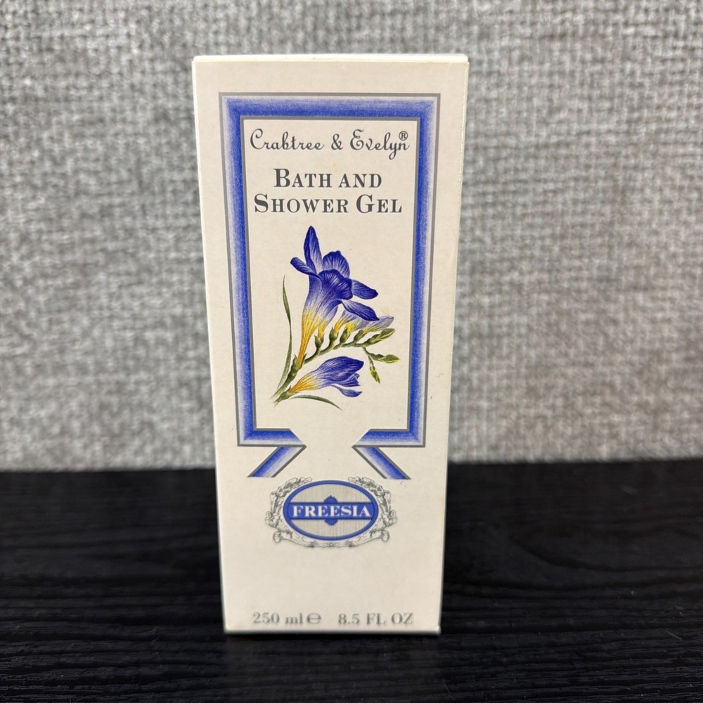 Vintage Crabtree & Evelyn Freesia Bath Shower Gel 250ml 8.5‎ oz fI New Old Stock